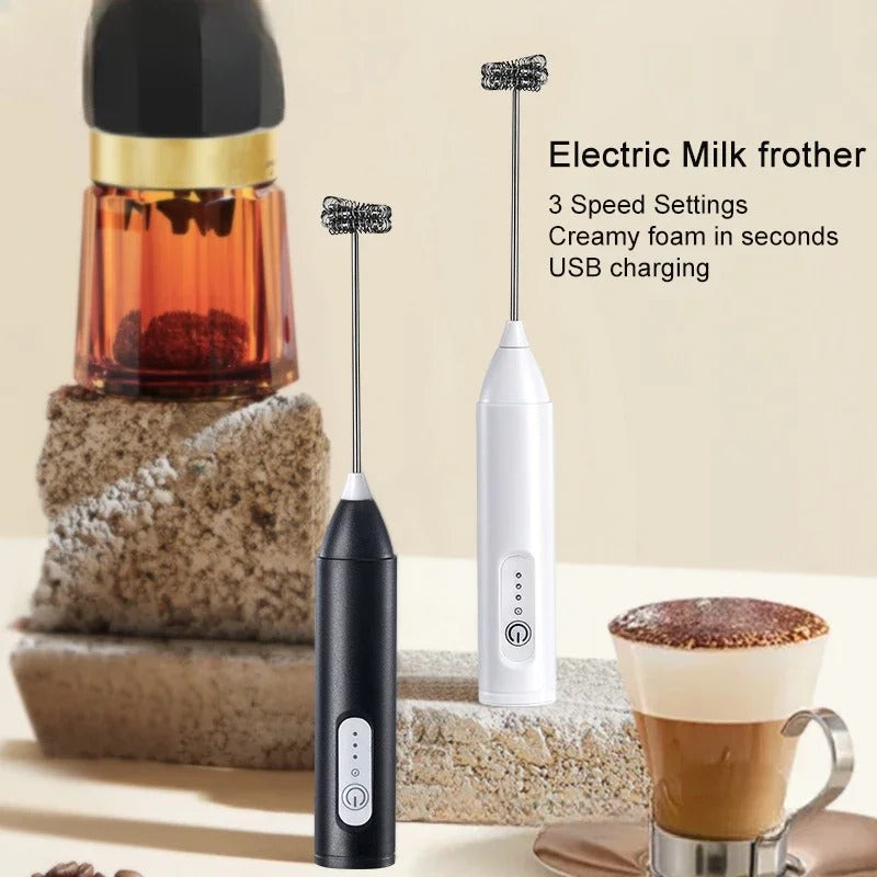 Electric Coffee Beater & Egg Whisker – Handheld Mixer