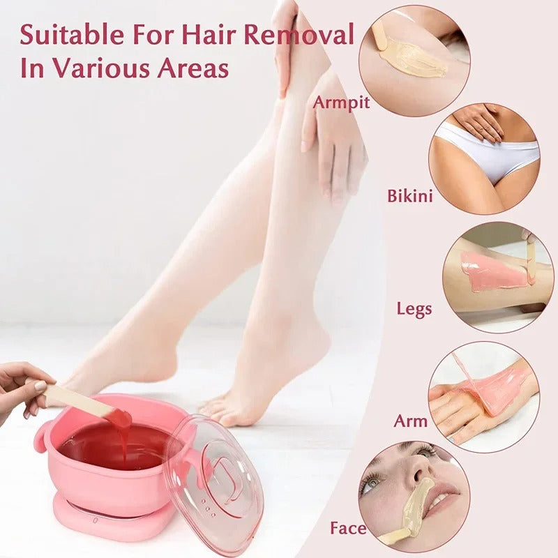 Portable Silicone Wax Warmer – Mini Hair Removal Wax Heater