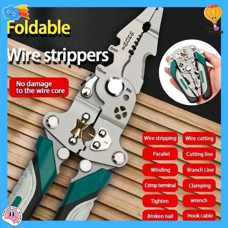 Multi-Purpose Wire Stripper & Cutter Tool – Professional Hand Tool