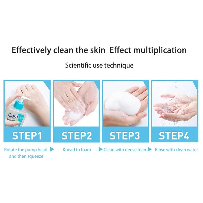 CeraVe SA Smoothing Cleanser – For Rough & Bumpy Skin