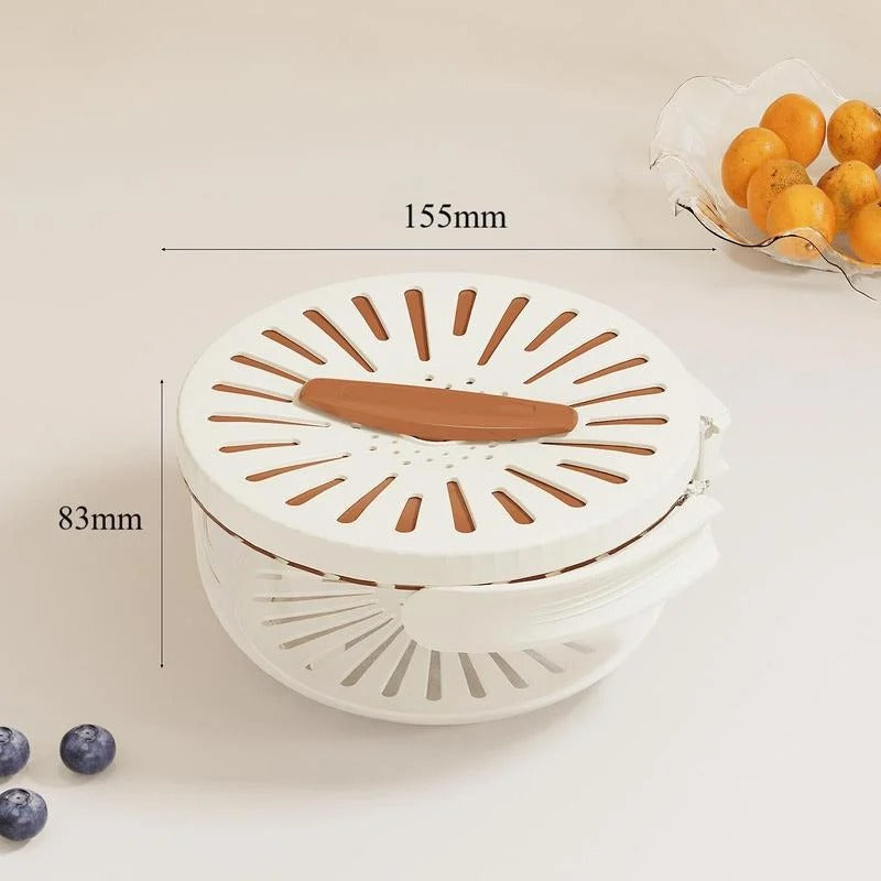 Vegetable & Fruit Cleaning Drainage Basket – Multi-Purpose Kitchen Strainer