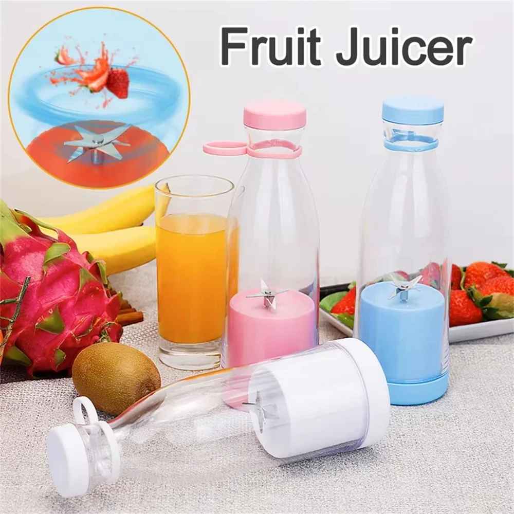 Portable Mini Electric Juicer Blender – USB Rechargeable