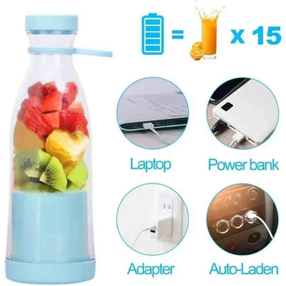 Portable Mini Electric Juicer Blender – USB Rechargeable