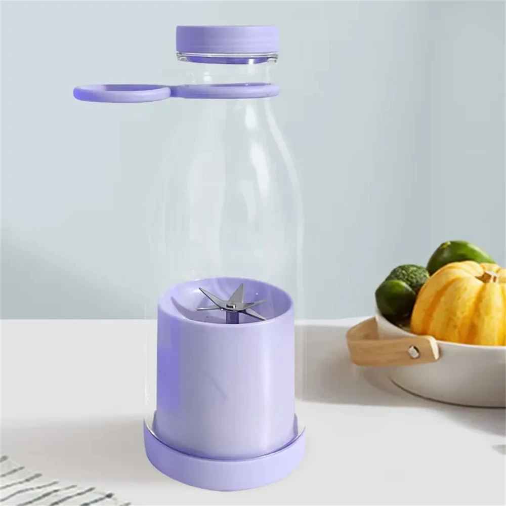 Portable Mini Electric Juicer Blender – USB Rechargeable