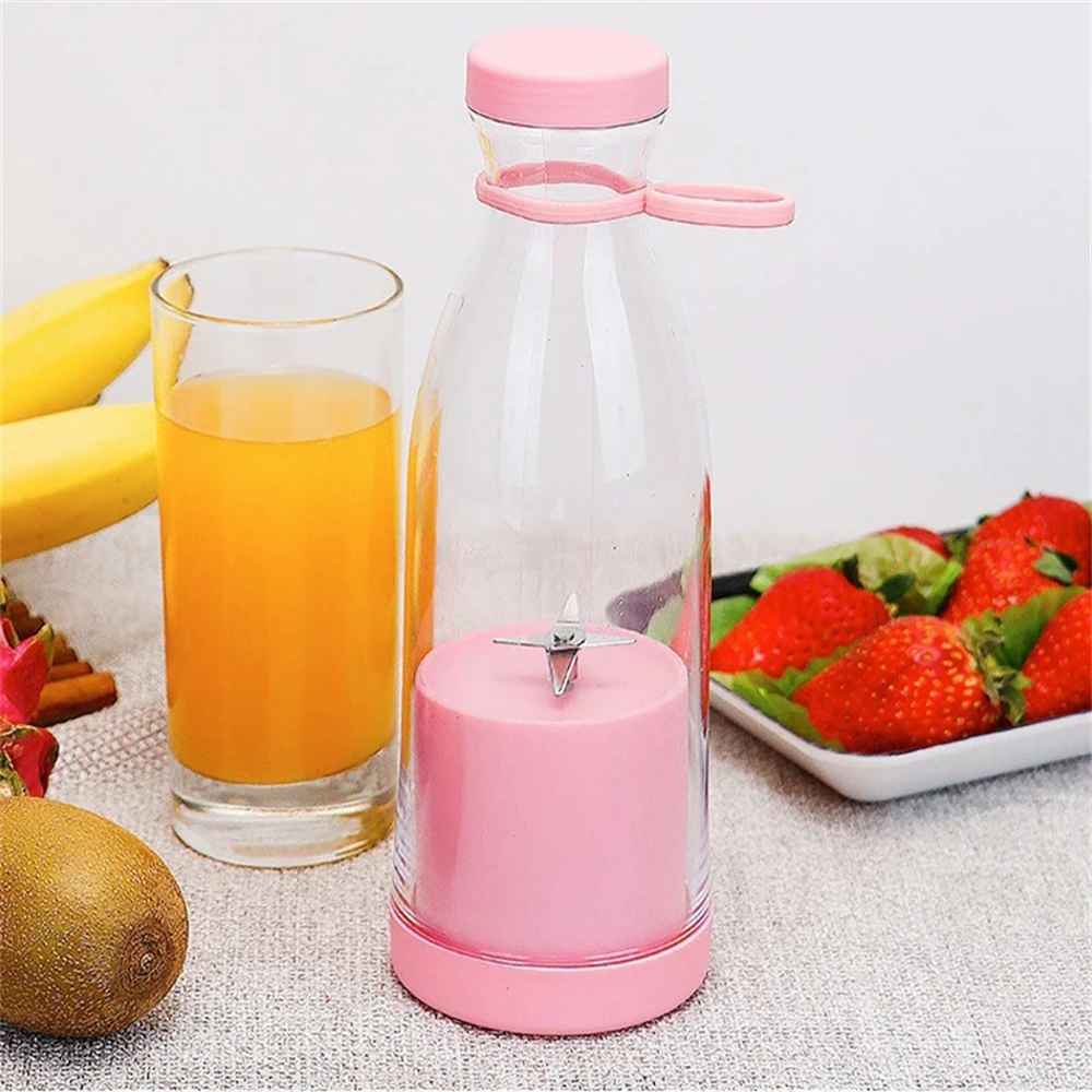 Portable Mini Electric Juicer Blender – USB Rechargeable
