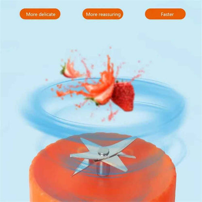 Portable Mini Electric Juicer Blender – USB Rechargeable