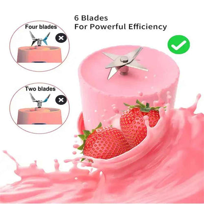 Portable Mini Electric Juicer Blender – USB Rechargeable