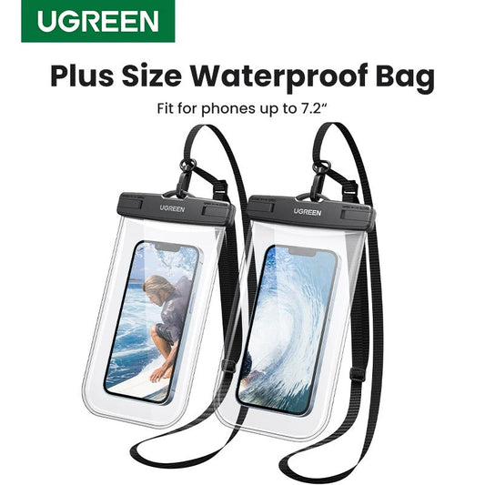 Plus Size Mobile Waterproof Pouch – Touch Screen Phone Protection Bag