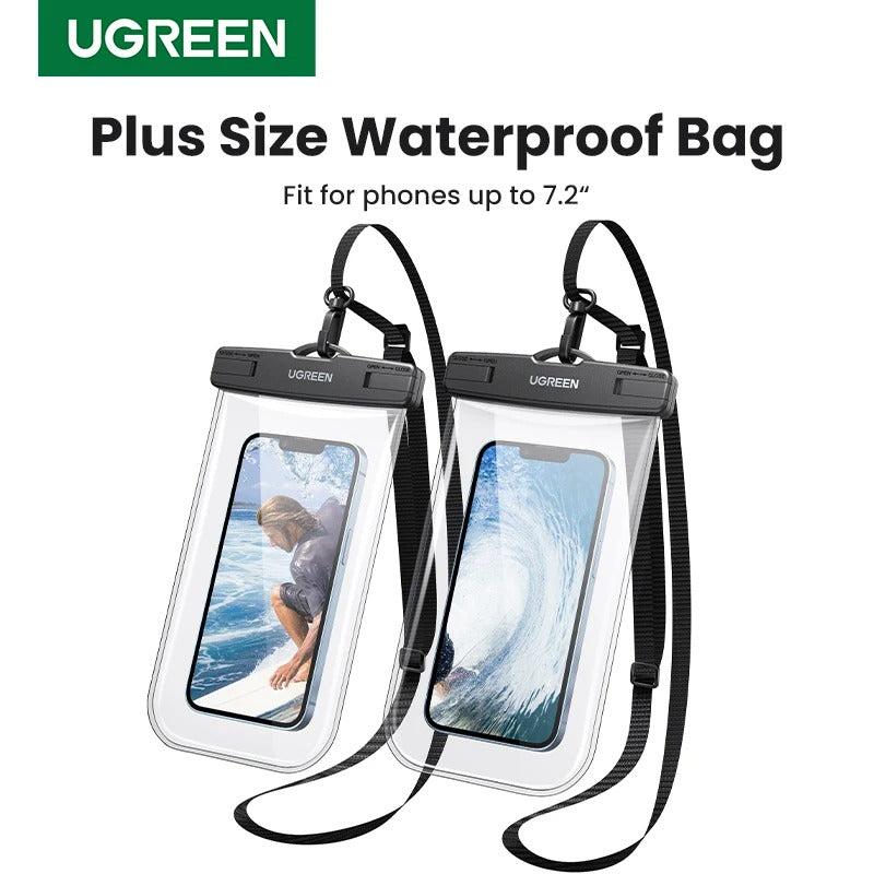 Plus Size Mobile Waterproof Pouch – Touch Screen Phone Protection Bag