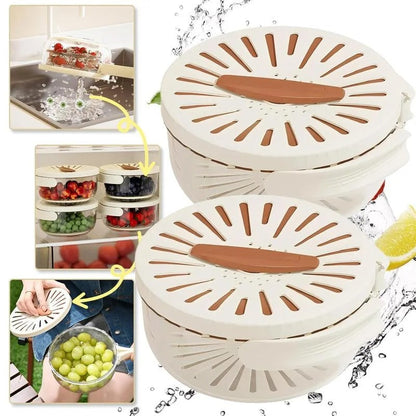 Vegetable & Fruit Cleaning Drainage Basket – Multi-Purpose Kitchen Strainer