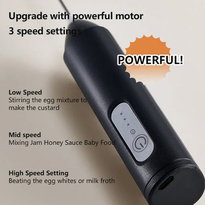 Electric Coffee Beater & Egg Whisker – Handheld Mixer