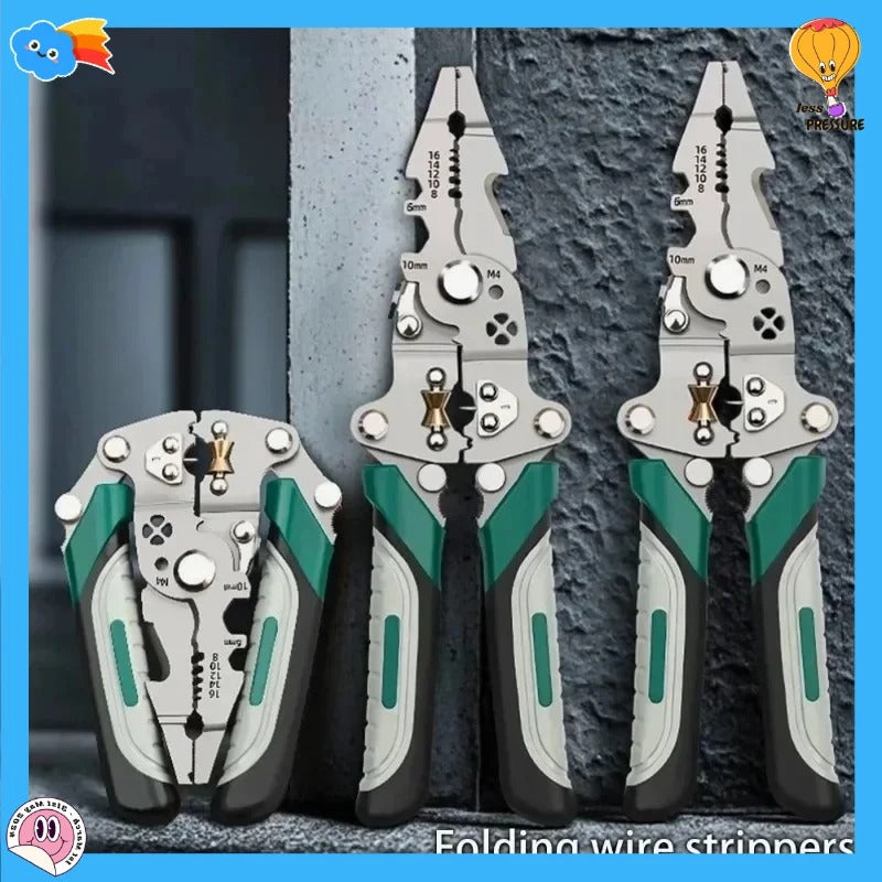 Multi-Purpose Wire Stripper & Cutter Tool – Professional Hand Tool