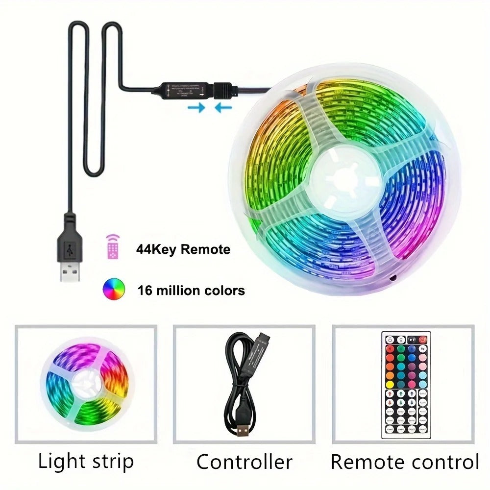ED Light Strip – Flexible Decorative Strip Lights for Home & Room