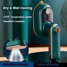 Compact Handheld Steam Iron – Portable Garment Steamer