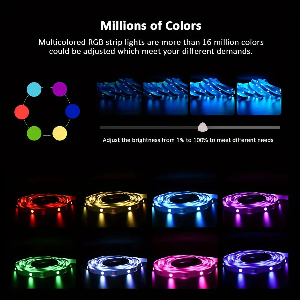 ED Light Strip – Flexible Decorative Strip Lights for Home & Room