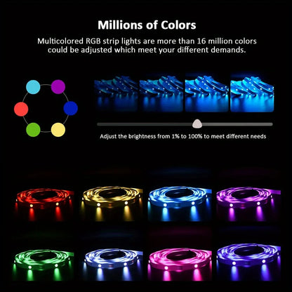 ED Light Strip – Flexible Decorative Strip Lights for Home & Room