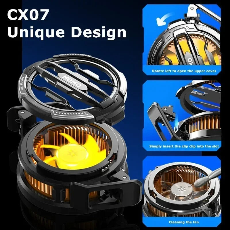 CX07 Mobile Phone Cooler – Semiconductor Gaming Cooling Fan
