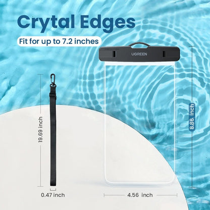 Plus Size Mobile Waterproof Pouch – Touch Screen Phone Protection Bag