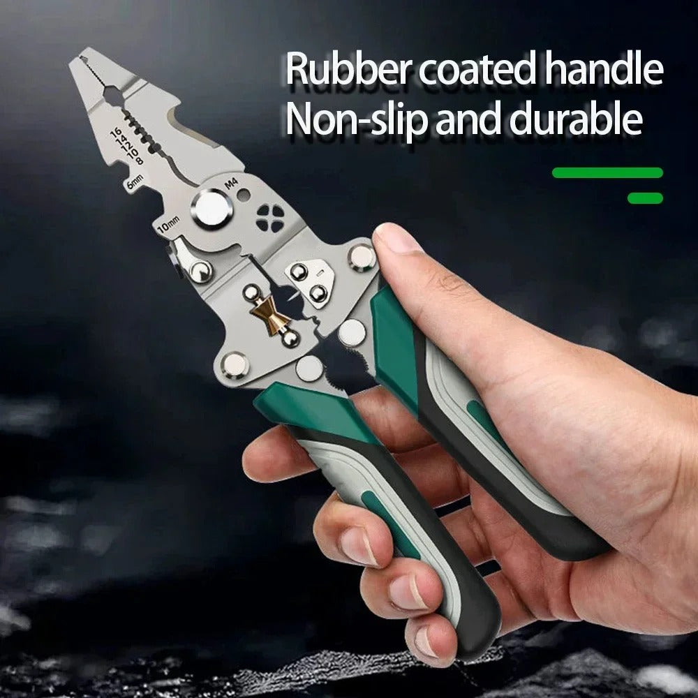 Multi-Purpose Wire Stripper & Cutter Tool – Professional Hand Tool