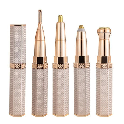 4 in 1 Rechargeable Eyebrow Trimmer for Women – Facial Hair Remover