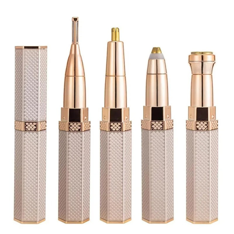 4 in 1 Rechargeable Eyebrow Trimmer for Women – Facial Hair Remover